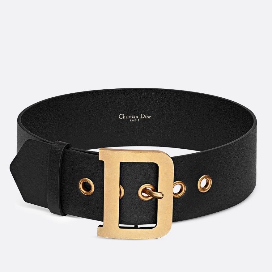 D*or D*orquake 55mm belt in black calfskin