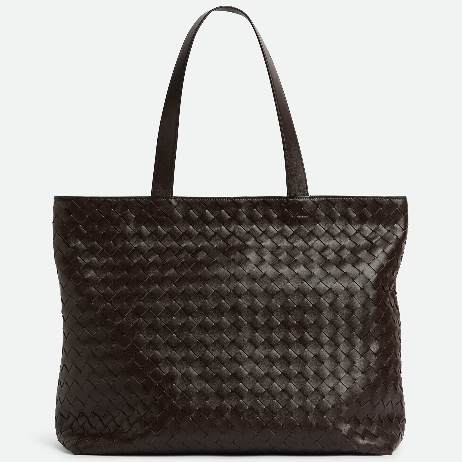 bo*te*ga Ve*ne*ta large zipped tote in fondant intrecciato calfskin