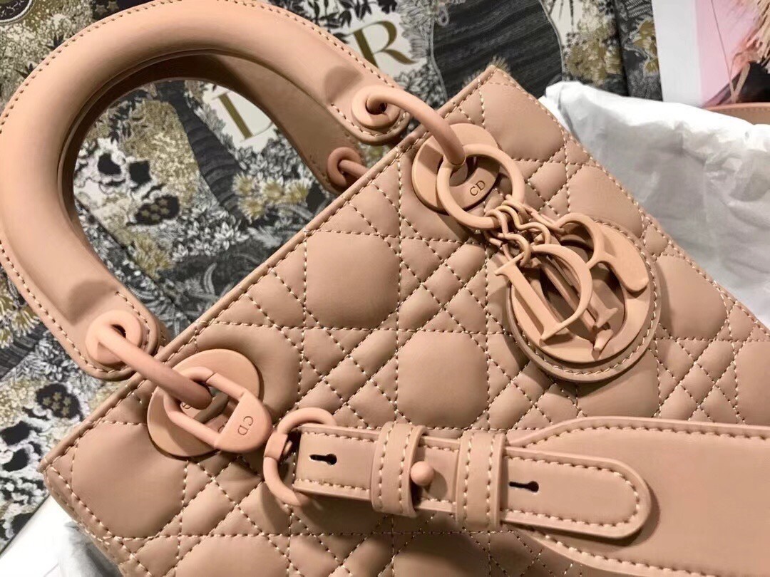 D*or lady D*or my abcD*or bag in blush ultramatte calfskin