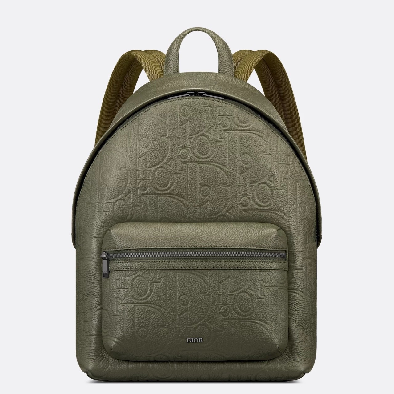 D*or rider 2.0 zipped backpack in khaki gravity leather