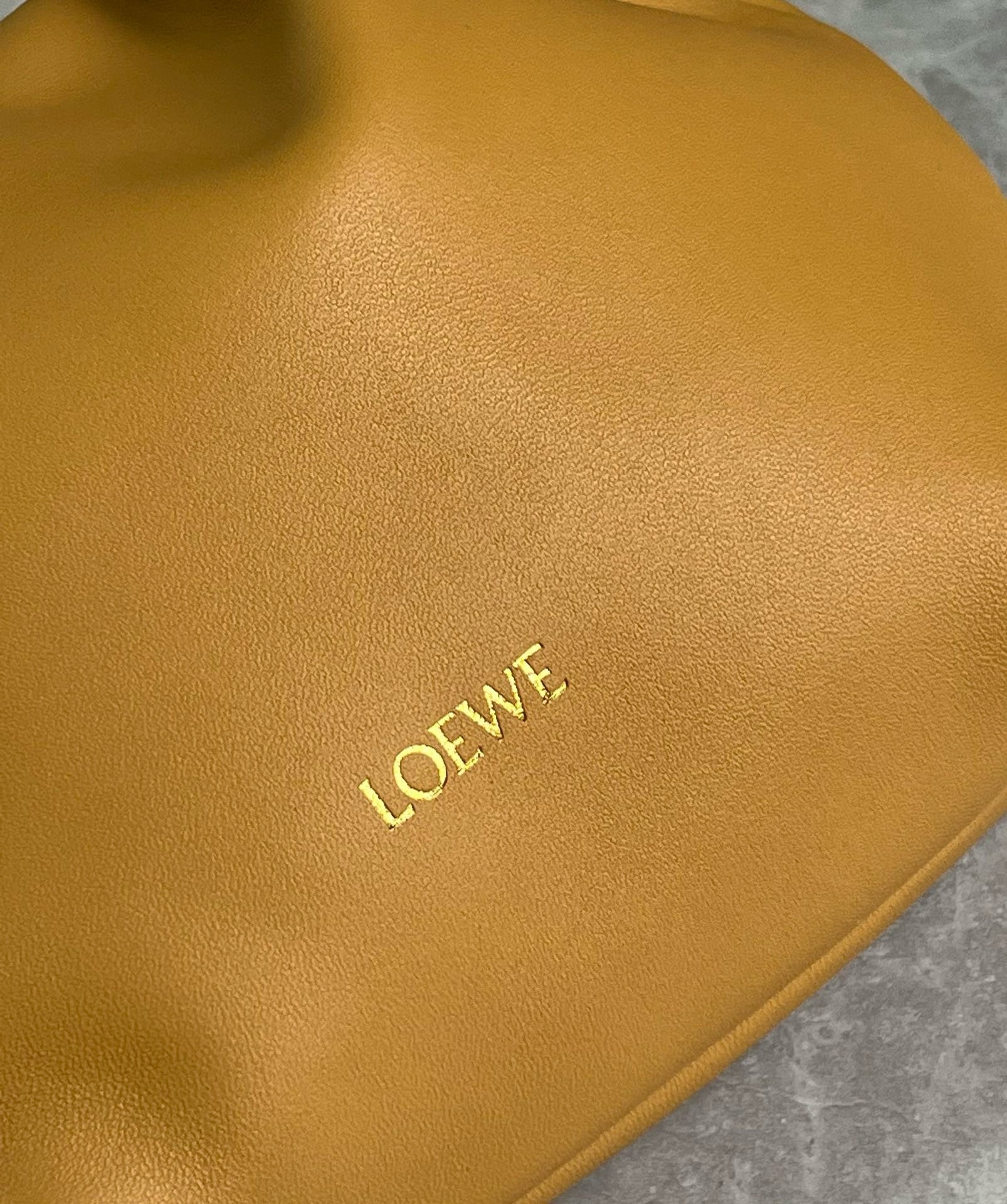 Loewe Mini Flamenco Purse Bag in Sahara Nappa Lambskin