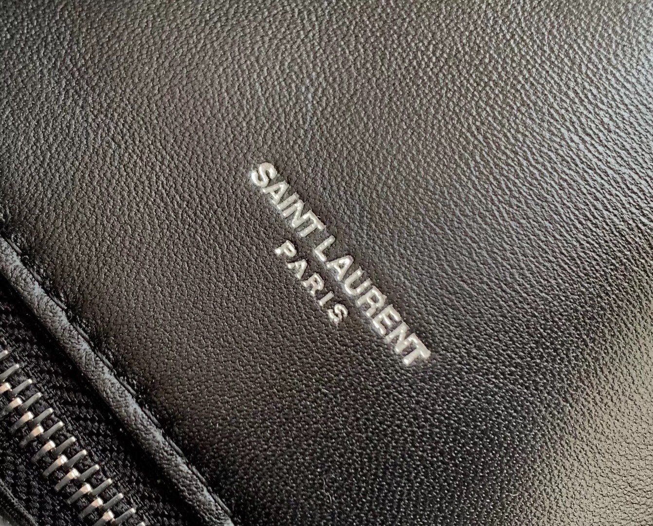 Saint Laurent Loulou Puffer Small Bag In Black Lambskin