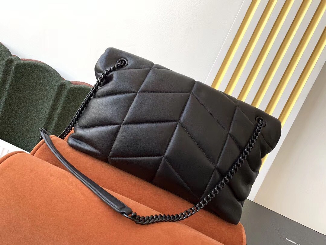 Saint Laurent So Black Loulou Puffer Medium Bag