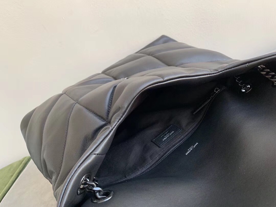 Saint Laurent So Black Loulou Puffer Medium Bag