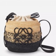 Loewe x Paula’s Ibiza Raffia Beehive Degrade Basket Bag