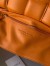 Bottega Veneta Padded Cassette Bag In Orange Lambskin