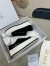 Dior Walk'n'Dior Platform Sneakers in Black Fringed Cotton Canvas