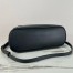 Prada Buckle Medium Bag with Belt in Black Leather