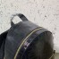 Fendi Black Glazed Fabric Mini Backpack