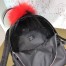Fendi Black Bag Bugs Eyes Fox Fur Backpack